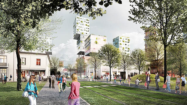 Reininghaus Masterplan, 1. Prize Invited Competition 2009, Masterplan completed 2010 (Foto Atelier Thomas Pucher)