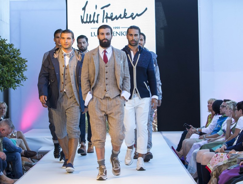 Das Label Luis Trenker bei der abendlichen Modenschau am Mönchsberg (Foto Reed Exhibitions Salzburg / Kolarik Andreas)