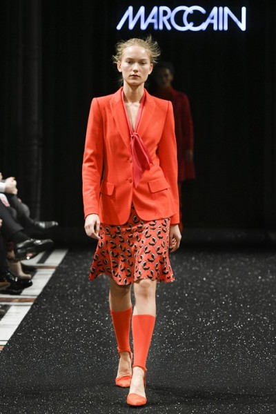 Für Marc Cain am Laufsteg waren u.a. Kris Gottschalk, Antonia Wesseloh oder Stefanie Giesinger (Foto Marc Cain)