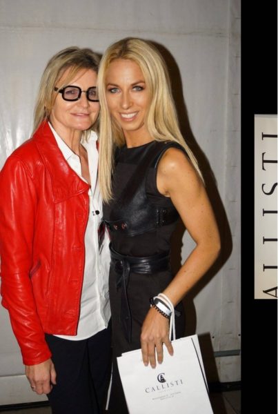 Auch Journalistin und Bloggerin Hedi Grager und Yvonne Rueff, Organisatorin von Dancer against Cancer, waren begeistert von Martina Mueller-Callistis Show (Foto Powersisters.at)