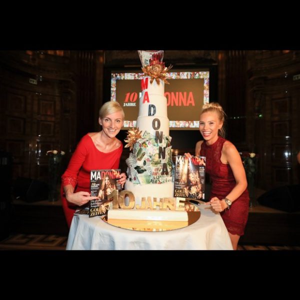 Daniela Schimke und Jenny Magin feiern 10 Jahre MADONNA. Mit Daniela Schimke hat MADONNA seit 1. April eine neue Chefredakteurin sowie Co-Herausgeberin aller Magazine (Foto C. Kernmayer) &nbsp;