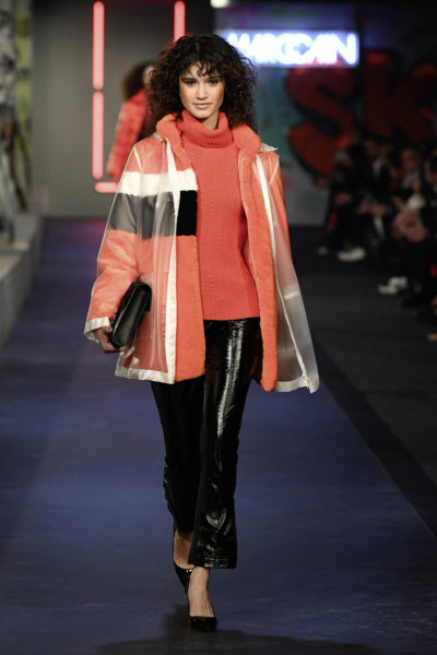 Fashion Show Marc Cain im Rahmen der MBFW Berlin: Im kommenden Herbst/Winter steht vor allem das „Colour Play“, also eine starke, Akzente setzende Farbigkeit im Vordergrund (Foto Getty Images for Marc Cain)