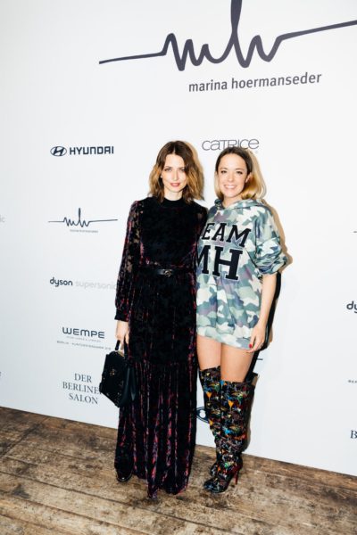 Auch Topmodel Eva Padberg besucht immer wieder gerne die Shows von Marina Hoermanseder (Foto Paul Aidan Perry)