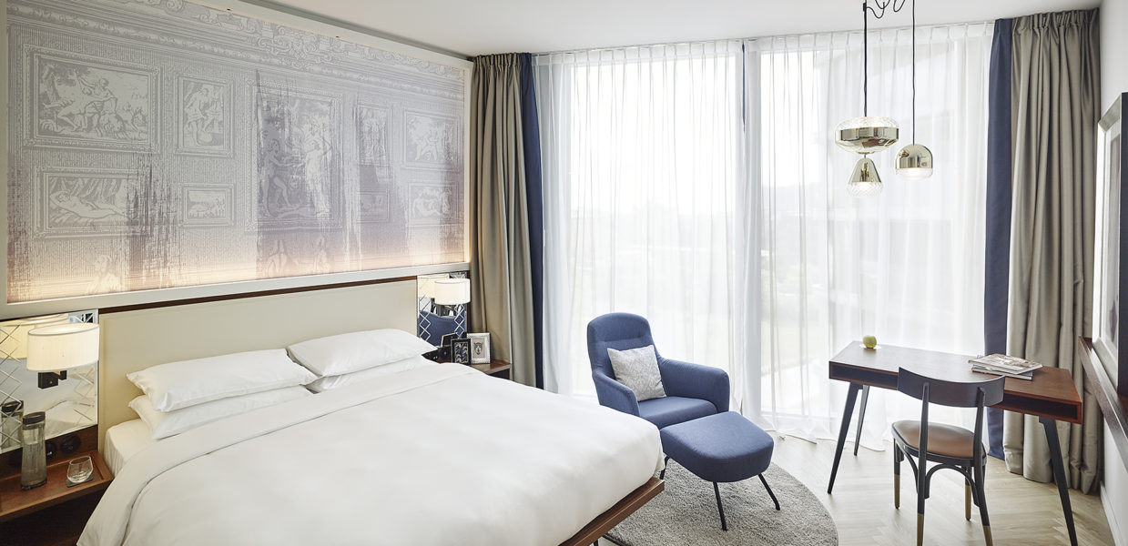 King Bed Room im Hotel Andaz Vienna Am Belvedere. (Foto Andaz)