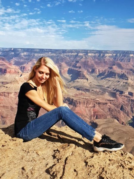 Miss Vienna Beatrice Körmer genoss die Zeit in den USA und war begeistert vom Grand Canyon National Park. (Foto privat)