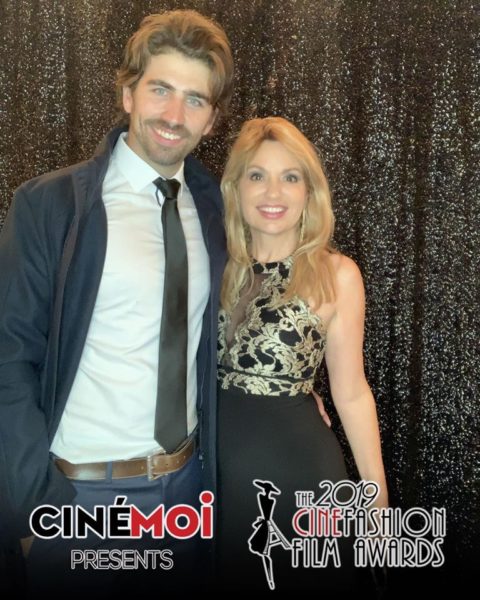 Swen Temmel und seine Freundin Meadow Williams lieben es, so viel wie möglich gemeinsam zu machen. Hier in Cannes bei der Cinémoi Gala 2019 (Foto Cinémoi Network) 