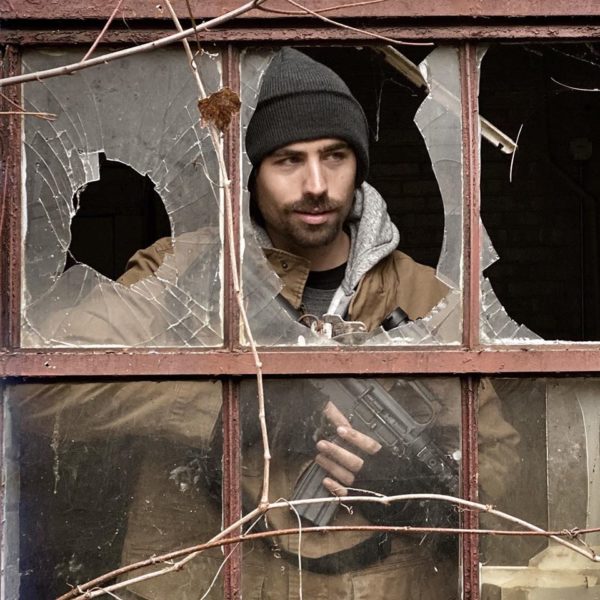 Im Action-Thriller "Open Source" steht Swen Temmel mit Bruce Willis vor der Kamera. (Foto privat)