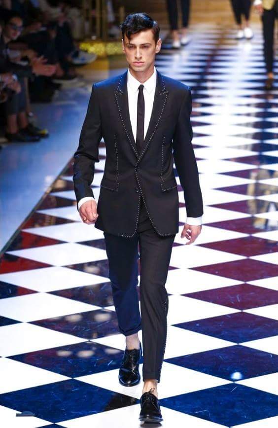 Heiko Avdiv lief für Dolce & Gabbana. (Foto ADDICTED TO MODELS)