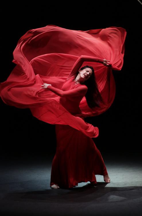 Salzburger Festspiele Pfingsten 2022: María Pagés, Flamenco-Künstlerin aus Sevilla. (Foto David Ruano)