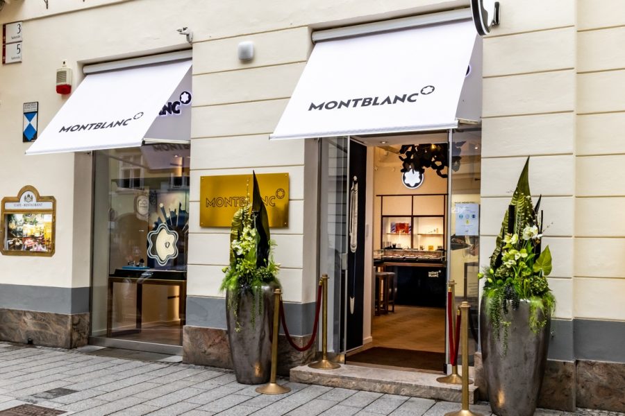 Montblanc Shop Graz - die Marke ist vor allem für ihre hochwertigen Schreibgeräte, aber auch wertvolle Uhren und exklusive Lederwaren bekannt. (Foto Augenblick Stainz)