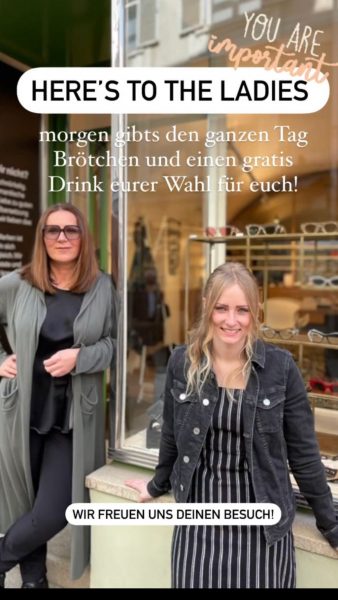 Elli Wagner beratet und betreut mit ihrer Kollegin die Brillenkunden bei LASNIK Graz. (Foto privat)