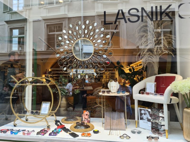 Der ansprechende Shop von Brillen LASNIK in Graz. (Foto privat)