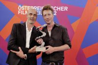 Filmpreis Gala 2022 in Grafenegg: Preisträger Sebastian Meise und Thomas Reider. (Foto Robert Newald)