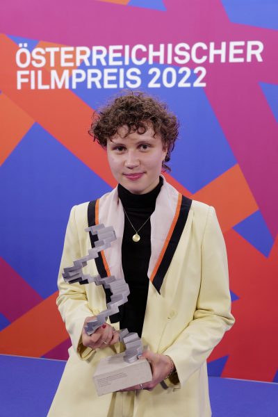 Filmpreis Gala 2022 in Grafenegg: Preisträgerin Luna Jordan. (Foto Robert Newald)