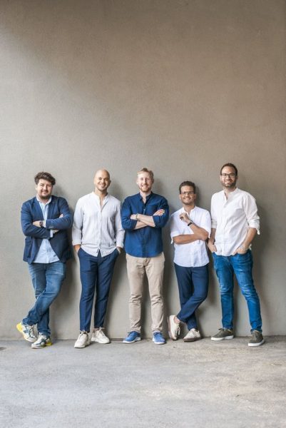 AMOURO-Team: Johannes Firmenich, Alexander Knoll, Reinhard Jagerhofer, Simon Possegger und Stefan Schauer. (Foto AMOURO)