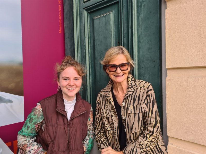 Alice Prosser traf Journalistin Hedi Grager für ein Interview in Wien. (Foto privat)