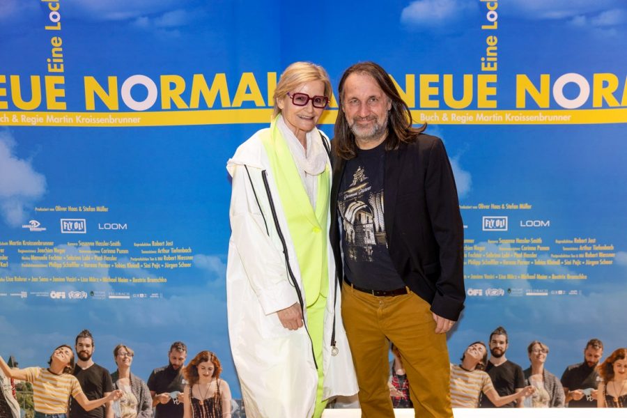 Erfolgreiche Filmpremiere "Das Neue Normal" im Dieselkino in Gleisdorf. Journalistin Hedi Grager mit Produzent Oliver Haas. (Foto Ludwig Haas)