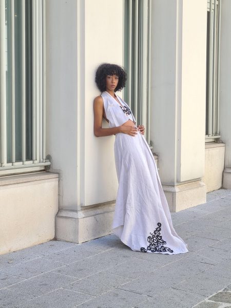 1st place model Adriana Lopes - Shooting in Wien mit Fotograf Roman Größwang- Behind the scenes. (Foto Hedi Grager)