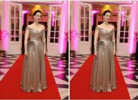 Lena Hoschek am Wiener Opernball 2024. (Foto "picturesborn“-Helga Nessler)