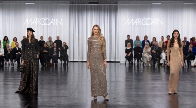Grenzenlose Eleganz bei Marc Cain unter dem Motto „Blend Boundaries“
