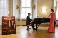 Probenstart Maya Hakvoort in Concert honoring Barbra Streisand mit Pianist Martin Woess. (Foto Jürgen Hammerschmid)