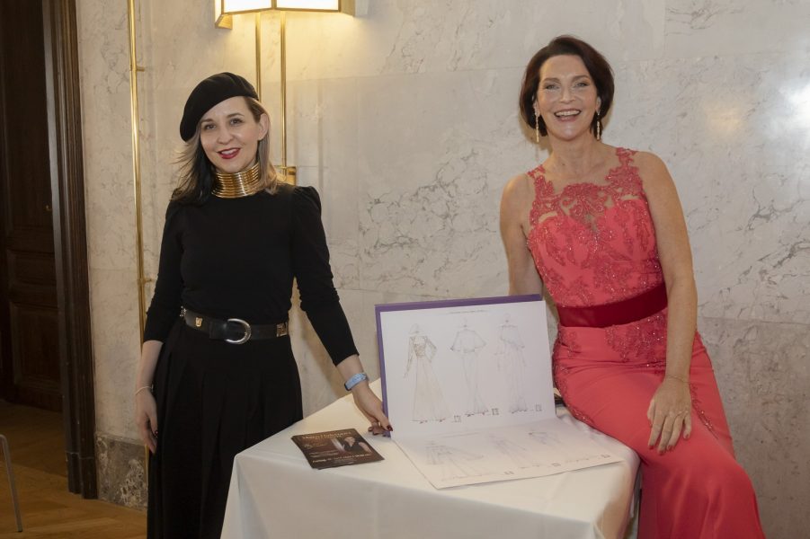 Probenstart Maya Hakvoort in Concert honoring Barbra Streisand, für die Bühnen-Looks zeichnet die Kostümbildnerin Aleksandra Kica verantwortlich. (Foto Jürgen Hammerschmid)