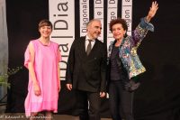 D24 Eröffnung - Claudia Slanar, Dominik Kamalzadeh und Ruth Beckermann. (Foto Eduard F. Schwarzbach)