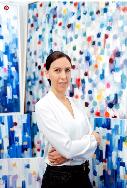 Künstlerin Cindy Shaoul "2024 gestaltete das dritte Mal das Plakat für das French Riviera Film Festival in Cannes. (Foto Cindy Shaoul)