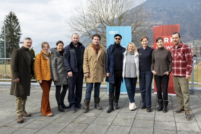 Sabine Weber am Set vom Landkrimi "Bis in die Seele ist mir kalt". (Foto ORF / Mona Film)