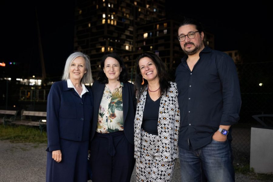 Akademie des österreichischen Films - Abend der Nominierten: Christine Dollhofer, Alexandra Valent, Katharina Albrecht und Thomas W. Kiennast. (Foto eSeL.at - Lorenz Seidler)