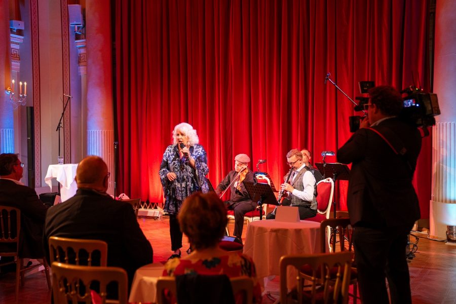 Präsentation der CD „Alle Brider- My Yiddish Songbook“ von Marika Lichter. (Foto Nikolas Szendrei)