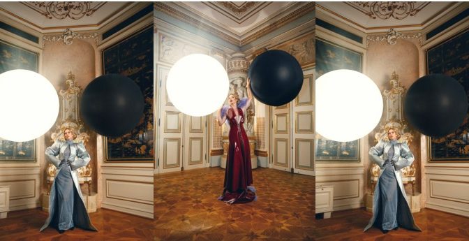 Kampagnen-Shooting der Vienna Awards – Together we are One – Kiera Chaplin als Göttin Justitia