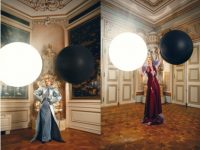 Kampagnen-Shooting der Vienna Awards 2024: Together we are One - Kiera Chaplin als Göttin Justitia. (Foto&nbsp; Mato Johannik)&nbsp;