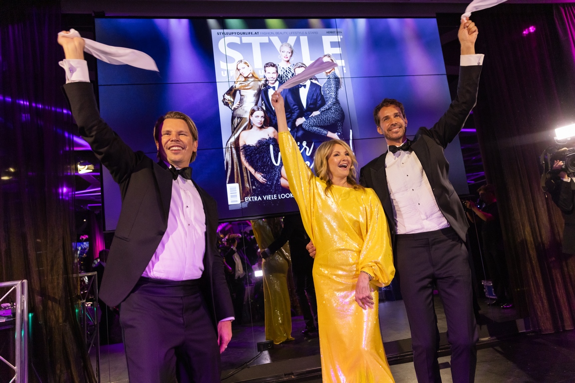 Durch den Abend führte Starmoderatorin Frauke Ludowig. „Wenn die beiden rufen, dann komme ich sehr gerne." (Foto Monika Fellner) 