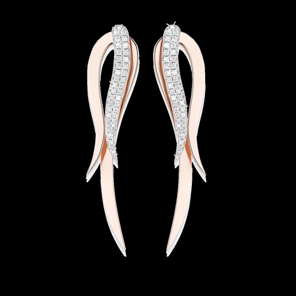 Diamant Ohrgehänge aus der aktuellen Kollektion "Aqua". (Foto Croce)