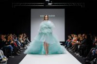 Nicolas Dudek begeistert bei der Vienna Fashion Week 2024 mit „Le Jardin Fleuri“. (Foto Stefan J. Wolf)