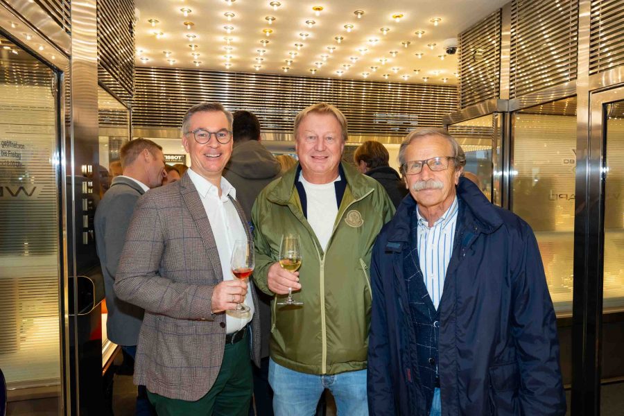Präsentation des Schlossberg-Magazins: Klaus Weikhard, Franz Grossauer und Jakob Prügger. (Foto Werner Krug)