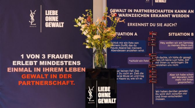 LIEBE OHNE GEWALT #YSLBEAUTY