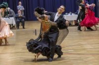 Tanzsporttalente Linda Lachmuth und Tamas Kiss. (Foto Jürgen Hammerschmid)