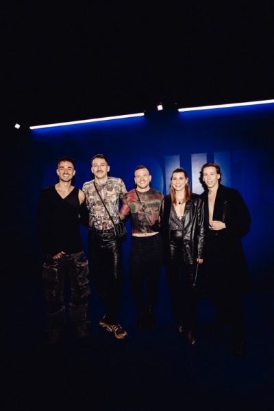 Launch der Absolut Vodka Warhol-Edition im Club Circle Thalia in Graz: Vlad Dobre (Fotograf), Daniel Zuniga-Rebolledo (Pernod Ricard Austria), Nico Bugram (Brand Manager Absolut Vodka), Sarah Pfanzagl (Brand Activation Manager Absolut Vodka), Maximilian Peter (KTHE | Team Farner). (Foto BOBBYS AGENCY_KYRI)