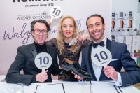 HUMANIC kürt als offizieller Partner des Wiener Opernballs den Walzerschuh 2025. In der Jury: Thang De Hoo, Lilian Klebow und Danilo Campisi, (Foto Andreas Tischler)