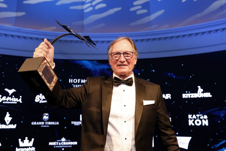 KITZ LEGENDS NIGHT - Der&nbsp;Inspiration Award 2025&nbsp;wurde an Franz Klammer&nbsp;verliehen, der zu den erfolgreichsten Skirennläufern der Geschichte zählt. (Foto Simon Hausberger)