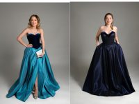 Alexis F. Gonzalez‘ Opernball-Kreationen für Corinna Kamper und Johanna Kräuter. (Foto Luzia Lamtiugina)