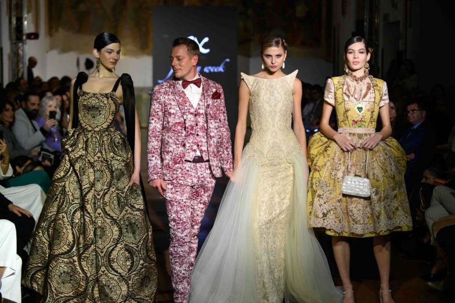 In Mailand gab es um Rahmen der Fashion Week eine Kooperation der WKO Steiermark mit 1st Place Models. Unter den DesignerInnen war auch Herbert Traumüller, sFinks. (Foto Mihael Vuzem)