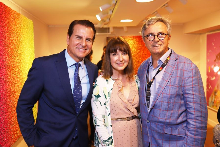 Vincent De Paul_Founder, Five Arts Films and Productions LLC, Nicole Muj und Bruno Chatelin, COO FilmFestivals.com. (Photos courtesy of FRFF)