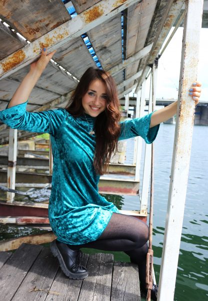 Christina Cervenka singt sehr gerne. "Früher im Theater habe ich immer wieder gesungen und das könnte ich mir auch in einen Film vorstellen." (Foto Walter Pobaschnig)