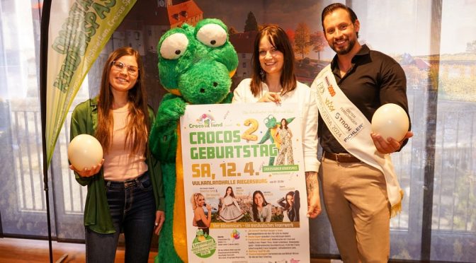 Crocoland lädt am 12. April zum 2. Geburtstag von Croco
