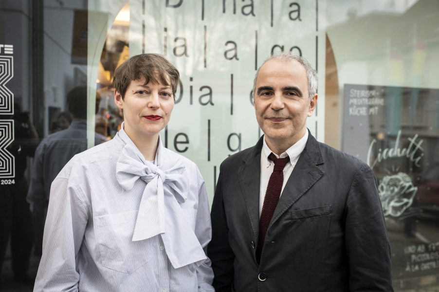 „Die Carl-Mayer- und die Thomas Pluch Drehbuchpreise zählen zu den bedeutendsten filmischen Auszeichnungen des Landes", so die Intendanten des Festivals Dominik Kamalzadeh und Claudia Slanar.&nbsp;(Foto&nbsp; Diagonale / Miriam Raneburger)