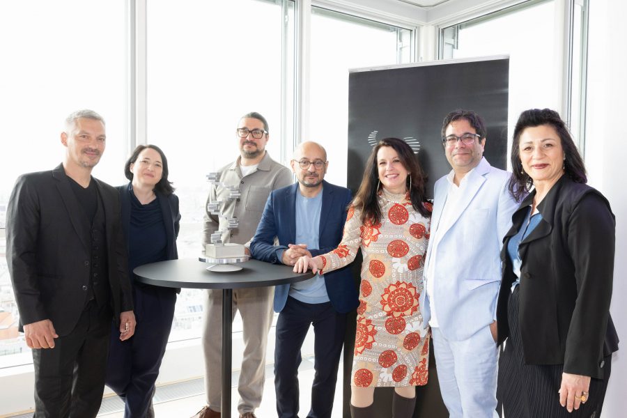 Akademie des Österreichischen Films - Nominierungen&nbsp;zum Österreichischen Filmpreis 2025: F. Rahoma, A. Valent, T. Kiennast, A. Riahi, K. Albrecht, A. Shanker, V. Kaup-Hasler. (Foto ®eSeL)