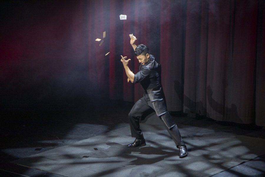 Kartenmagie mit An Ha Lim, Weltmeister der Manipulation. (Foto Jürgen Hammerschmid)